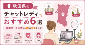 秋田県のチャットレディおすすめ6選｜秋田市・大仙市の通勤＆在宅を比較