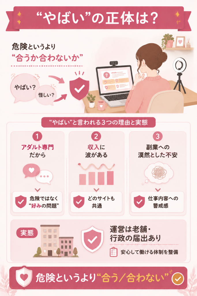 やばい評判の正体を検証する図