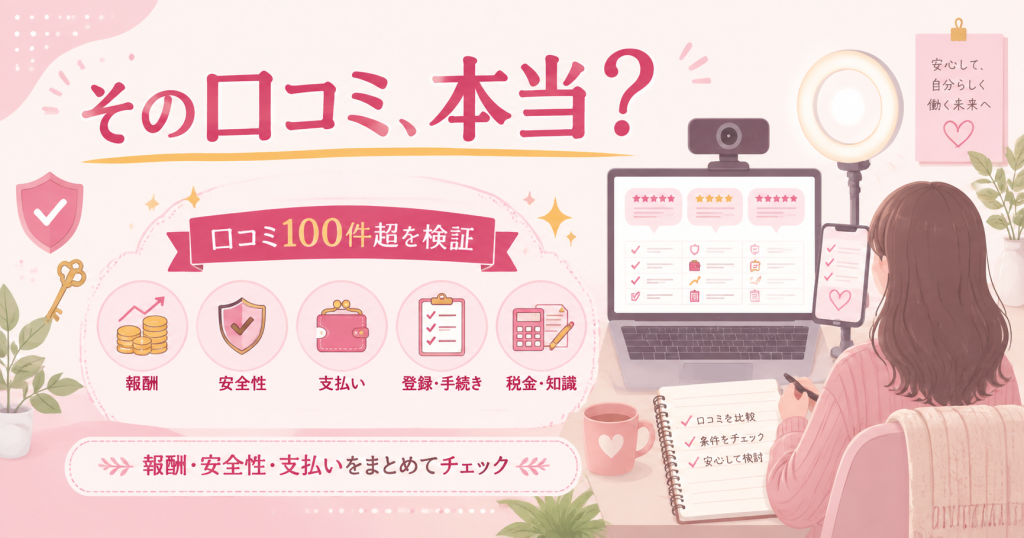 チャットレディの口コミを検証する記事のアイキャッチ
