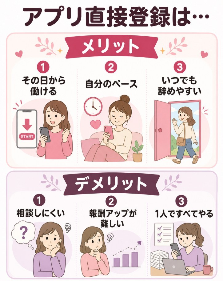 アップり直接登録の場合